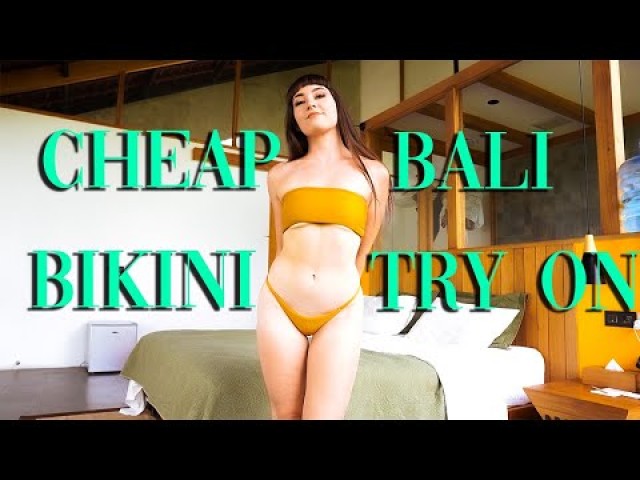Domino Faye Try On Thinking Porn Sexy Bali Show Sex Swimwear Found