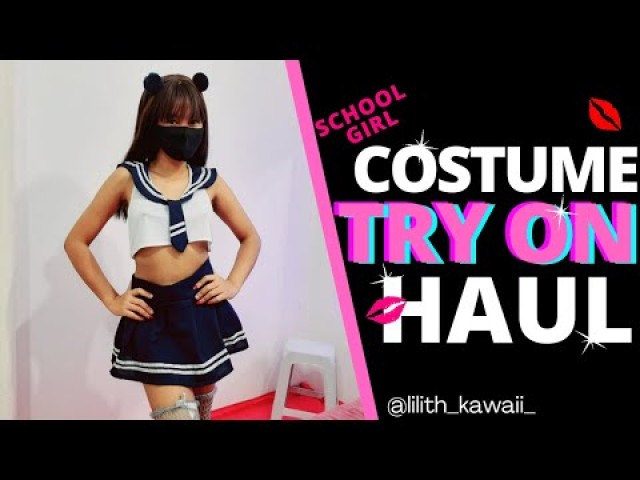 Lilith Kawaii I Influencer Social Schoolgirl Hot Lingerie Trying Costume